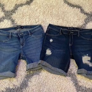 Set of 2 Hollister Jean Shorts